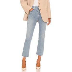 CITIZENS OF HUMANITY Isola Cropped Boot Cut Jeans in Blue Moon